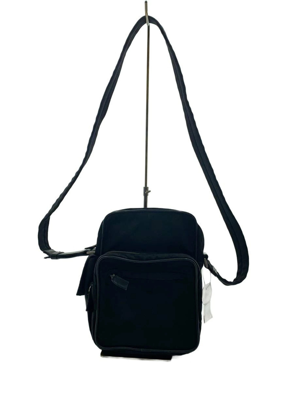 Prada Vela Shoulder Bag Black